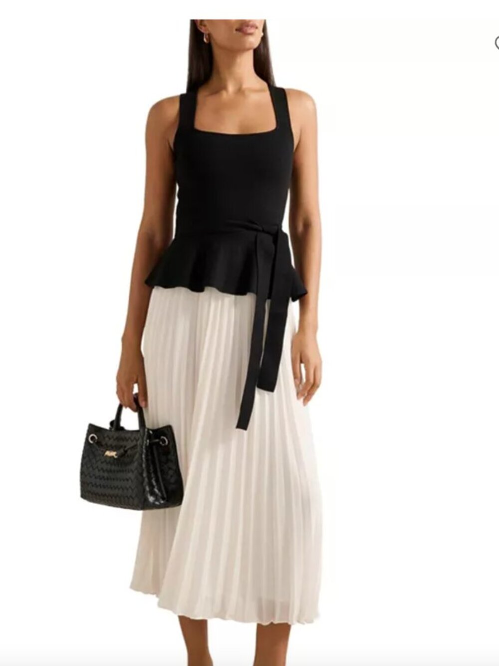 Ever New Women's Peony Pleat Mixed Dress